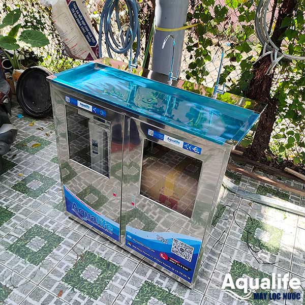 Máy lọc nước 3 vòi inox bán công nghiệp nhỏ gọn Aqualife