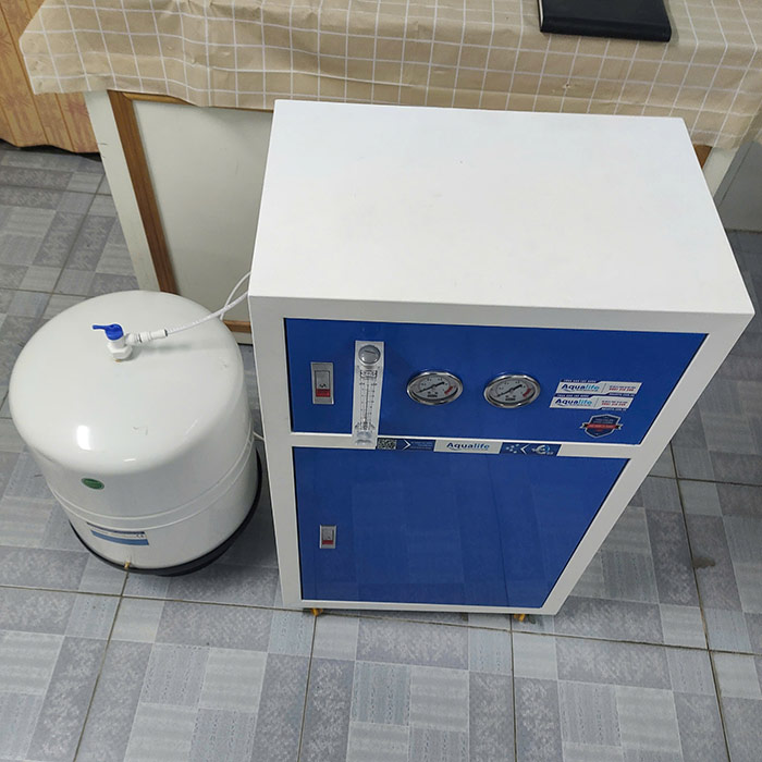 Máy lọc nước 50 lít/giờ 3 màng RO 100G tủ thép công suất lớn - Ảnh 4