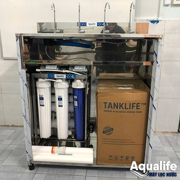 Thiết bị lọc nước bán công nghiệp 120 lít/h 4 vòi tiện dụng