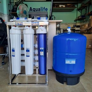 Máy lọc nước bán công nghiệp 30 l/h khung inox Aqualife