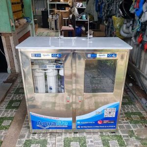 Máy lọc nước bán công nghiệp 50l/h có tủ 2 vòi Aqualife