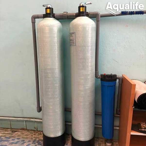 2 trụ composite 1054 bán tự động kèm cốc lọc 20 inch