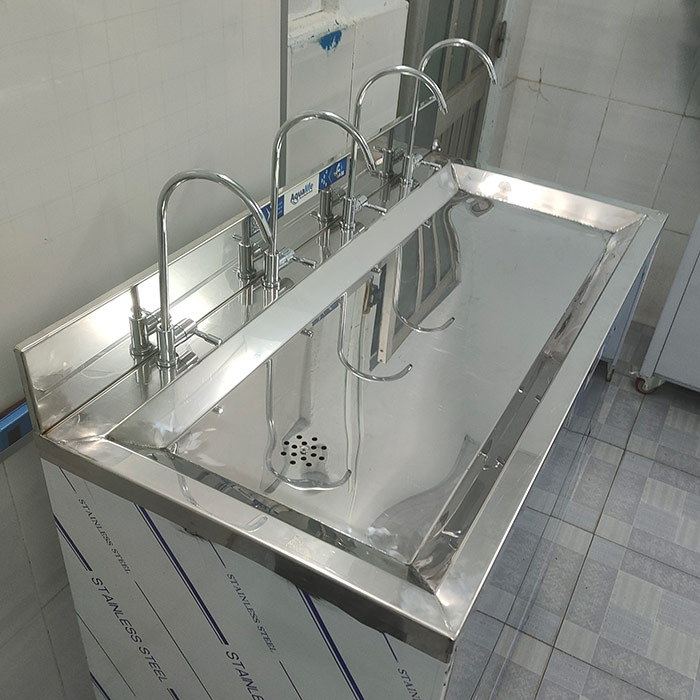 Máy lọc nước BCN 50 lít/giờ 4 vòi tủ inox 304 1 cánh - Ảnh 4