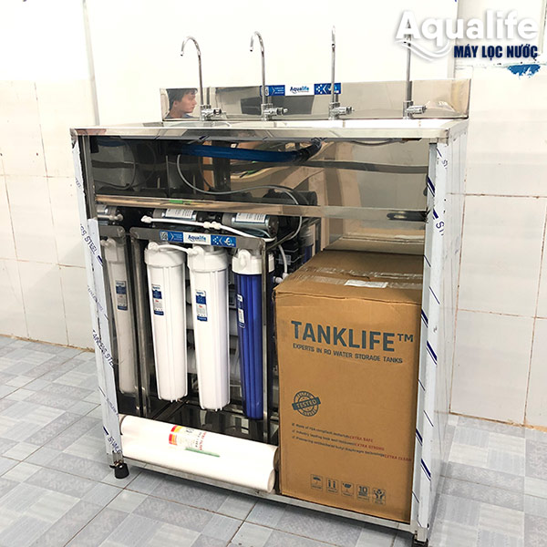 Máy lọc nước BCN 65 lít/h 4 vòi vỏ inox bền đẹp