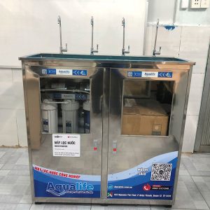 Máy lọc nước BCN công suất 80 lít 4 vòi vỏ tủ inox