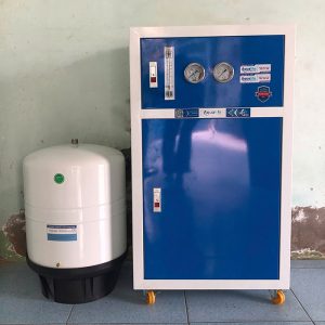 Máy lọc nước RO bán công nghiệp 80 l/h tủ thép