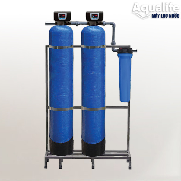 Bộ lọc tổng 2 trụ 1054 tự động cho gia đình