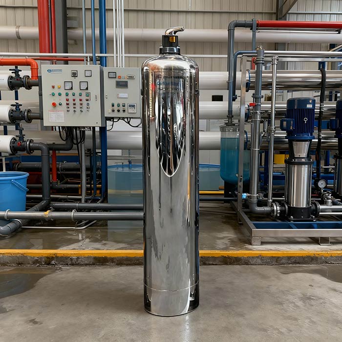 Bộ 1 trụ inox ss304 mã 1465 lọc phèn thủ công - Ảnh 3