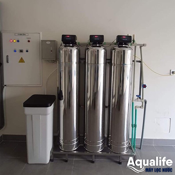 Bộ lọc nước tự động inox SS304 xử lý nước cứng