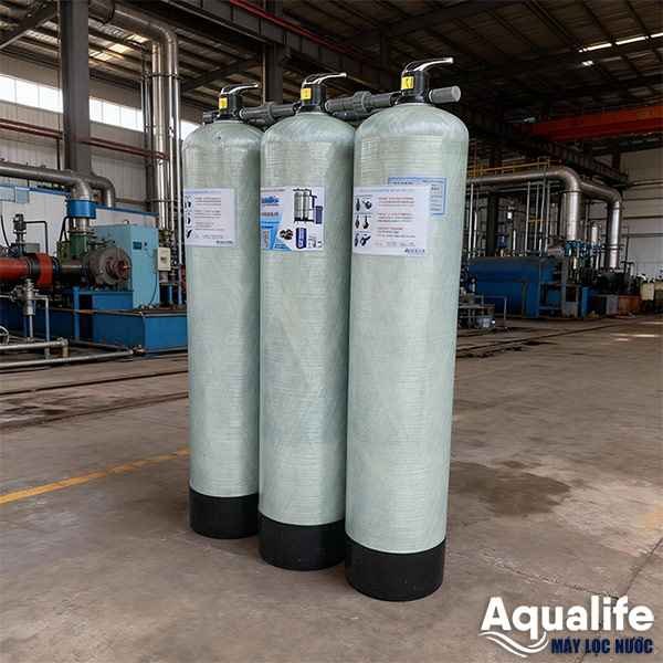 Hệ thống lọc phèn thủ công 3 cột composite 1252