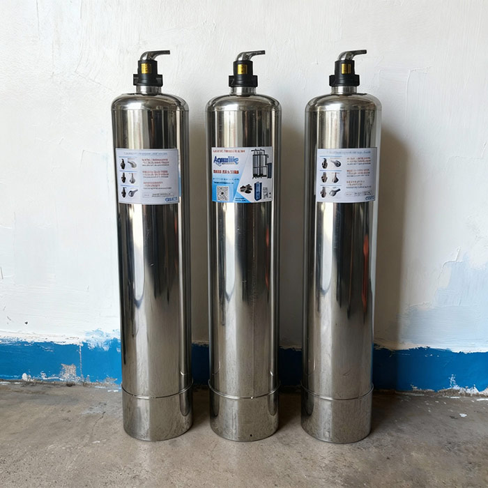 Combo 3 cột Inox SS304 mã 1252 lọc nước phèn - Ảnh 2