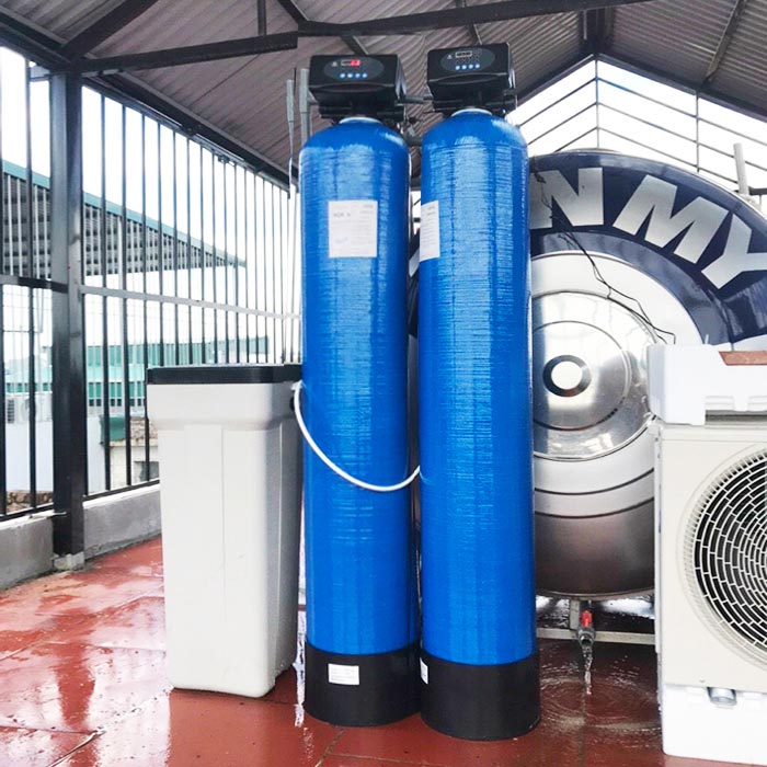Hệ 2 trụ Composite 1054 tự động làm mềm nước cứng - Ảnh 4