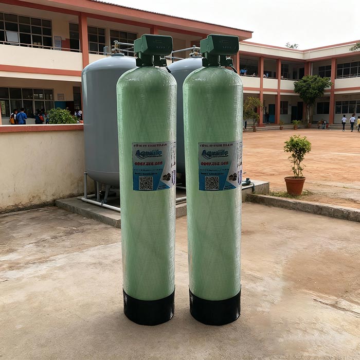 Thiết bị lọc phèn tự động 2 cấp composite 1465 công suất lớn - Ảnh 3