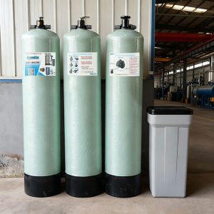 Bộ 3 cột lọc Composite 1665 xử lý nước nhiễm vôi thủ công