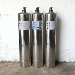 Bộ 3 trụ Inox 304 - 1465: Chuyên lọc phèn, tạp chất