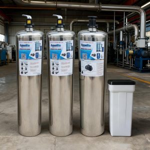 Bộ 3 trụ Inox 304 model 1465 chuyên khử vôi nước sinh hoạt