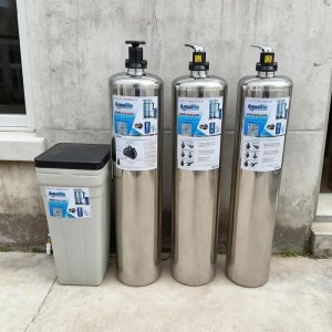 Hệ lọc nước đá vôi đầu nguồn 3 cấp Inox 304 (1252)