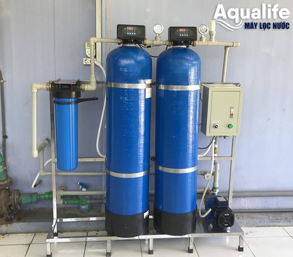 Hình ảnh thực tế lắp máy lọc tổng tại hộ gia đình TP HCM