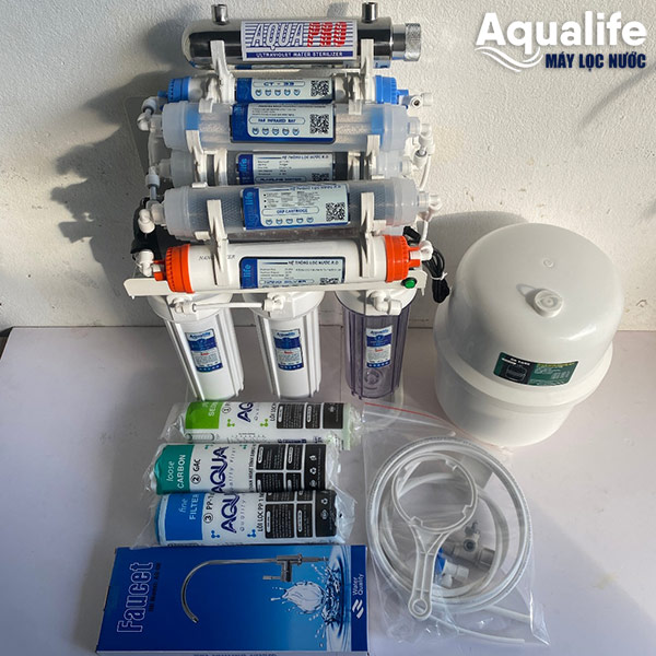 Máy lọc nước Aqualife 10 cấp + đèn UV diệt khuẩn