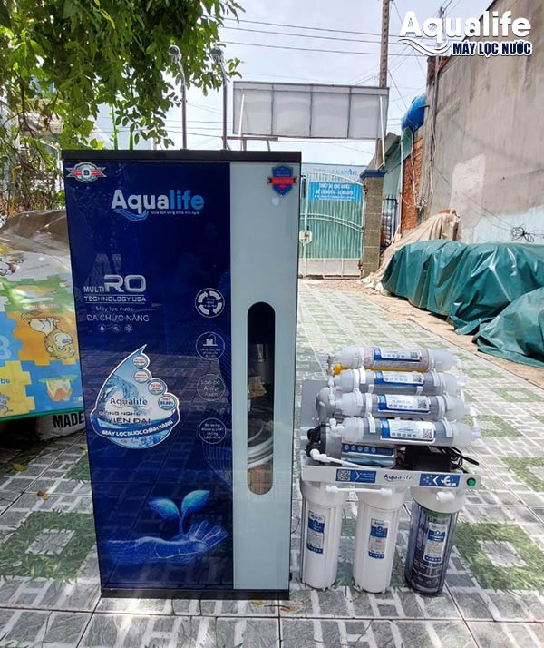 Máy lọc nước nóng lạnh sử dụng Block của Aqualife